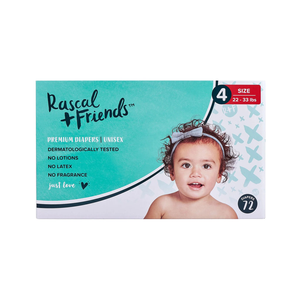 Premium Diapers Size 4, 72 Count X9696