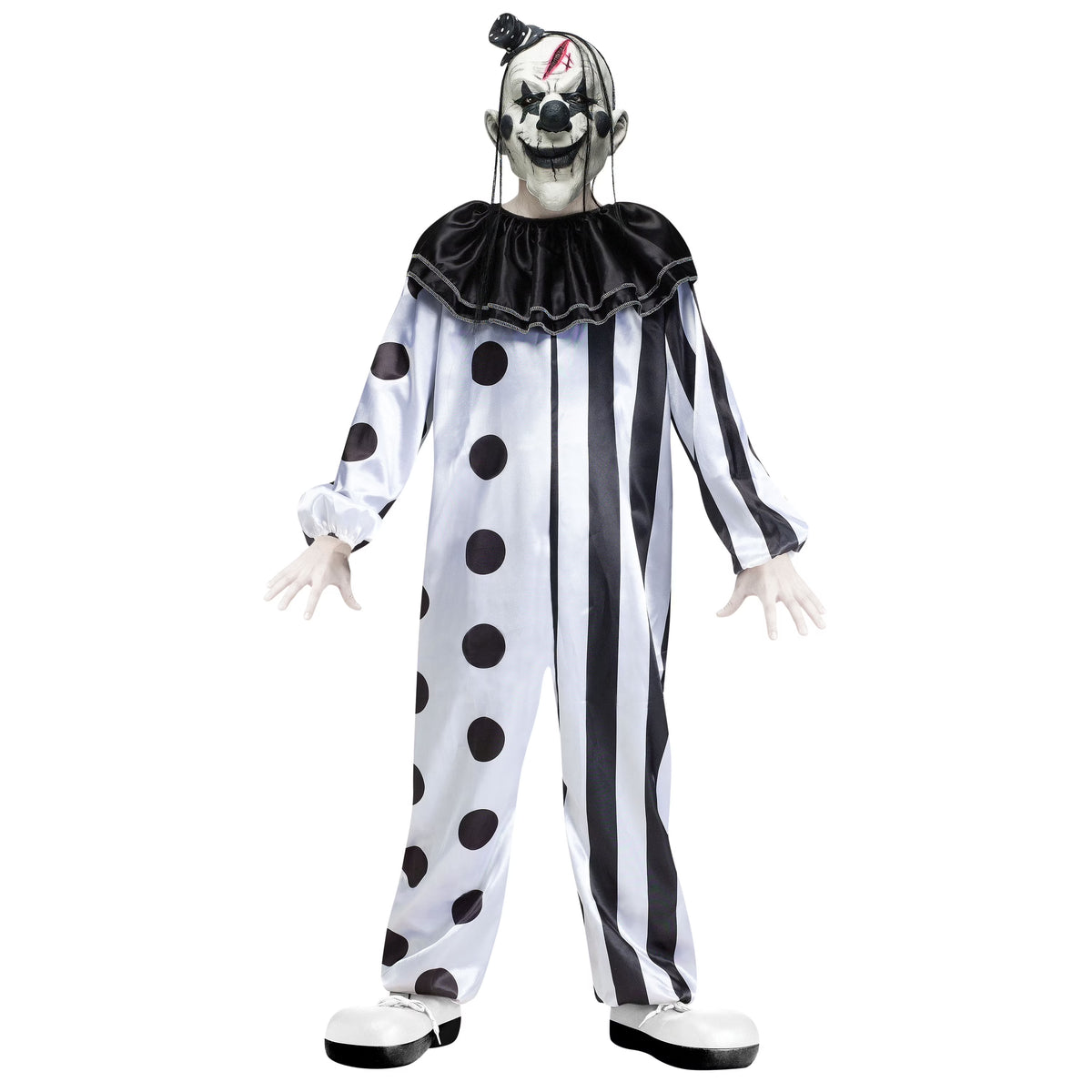Killer Clown Black Halloween Costume K600682