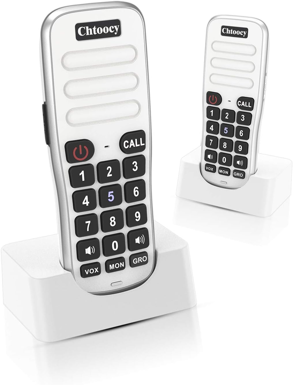 2 Packs Black Handheld Wireless Intercom System I240577