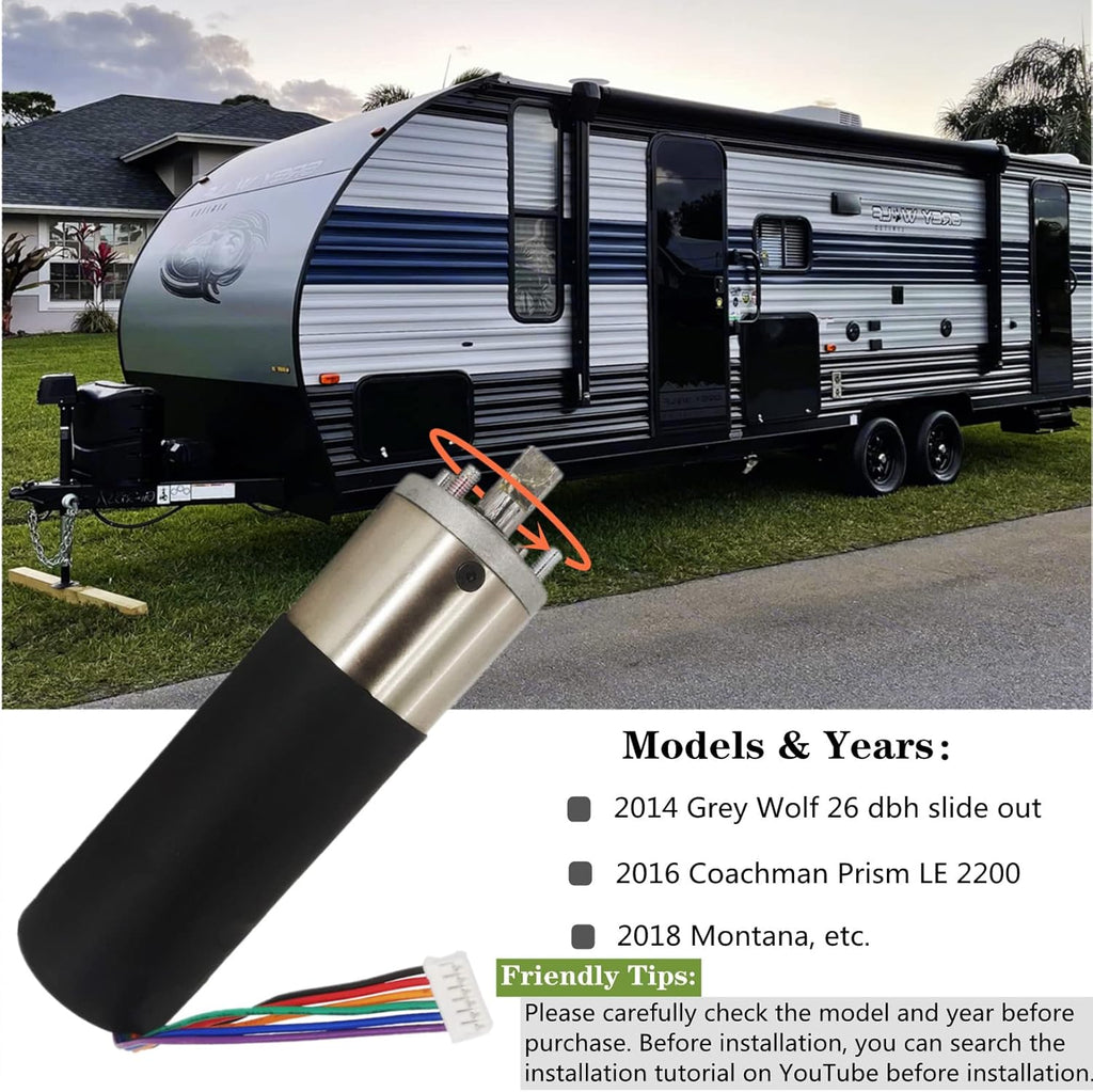 RV in-Wall Slide Out Motor L386