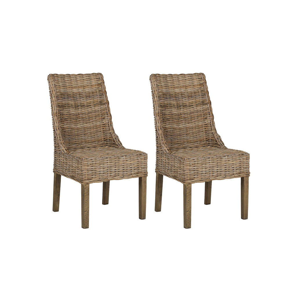 Natural Rattan Arm Chair Set of 2 J10540