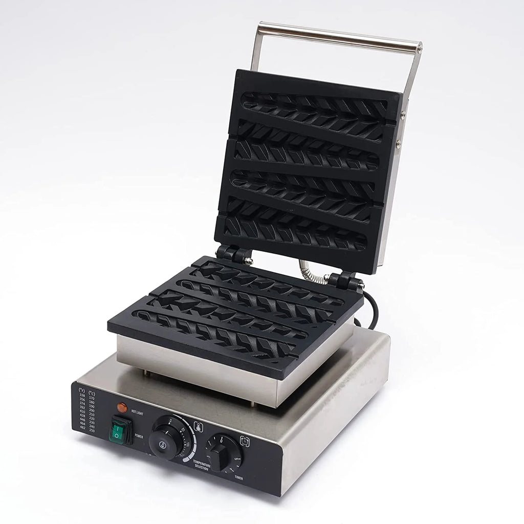 4PCS Commercial Nonstick Stainless Steel Waffle Maker O99358