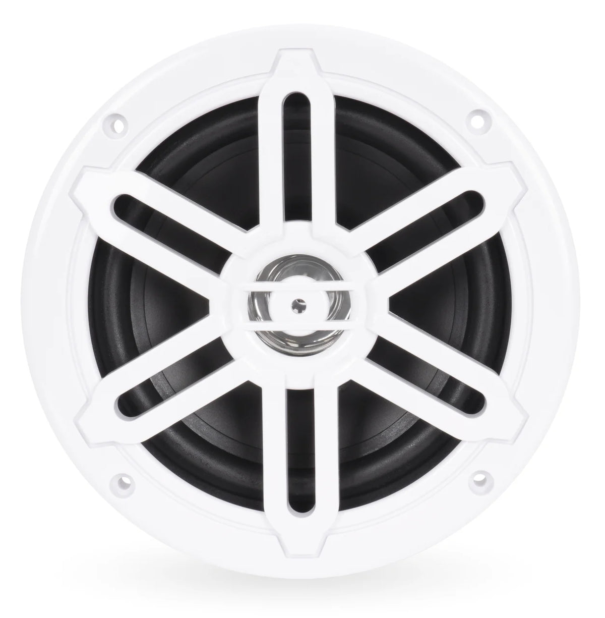 6.5" 2-Way Coaxial Marine Speakers (White) S490