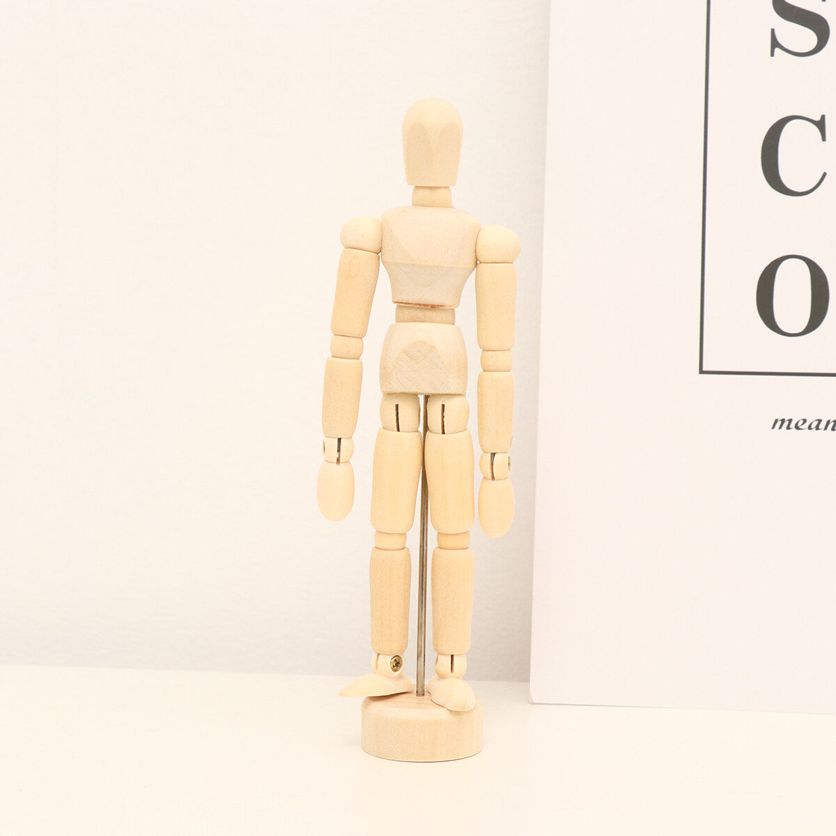 Wooden 3D Movable Joint Puppet Doll (5.5 Inches) U904422