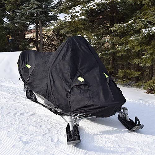 Black Snowmobile Cover V741697