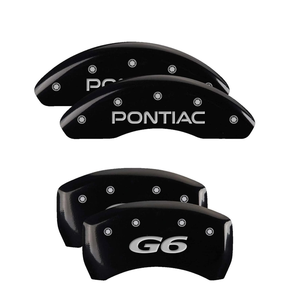 Black Pontiac Caliper Covers P9577