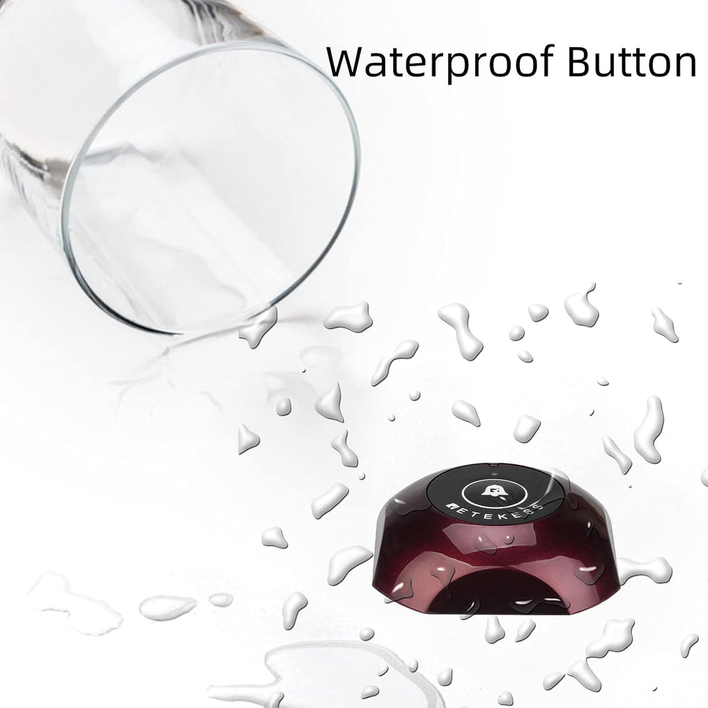 5 1-Key Call Button Caregiver Pager System E3100