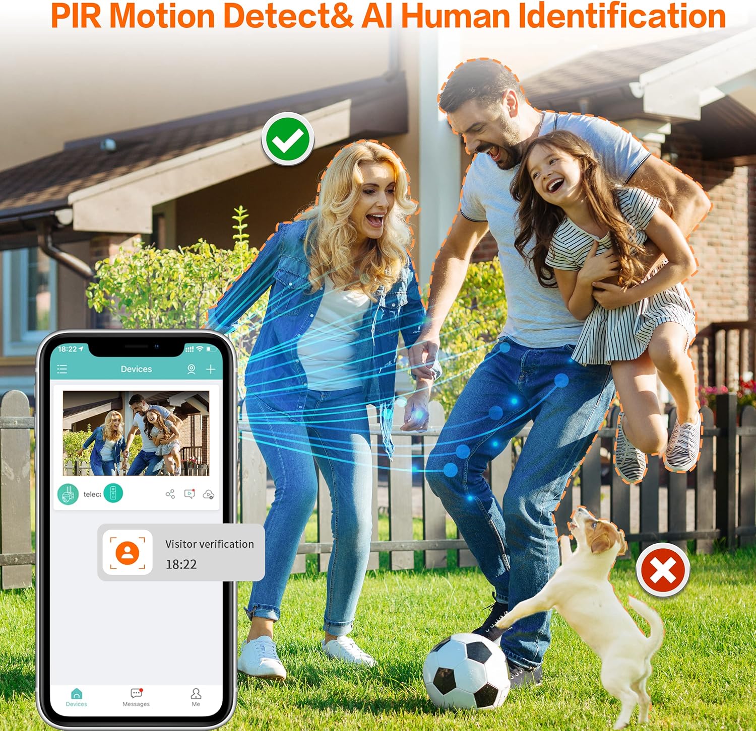 2K Wireless Video Doorbell Camera with Night Vision O83967