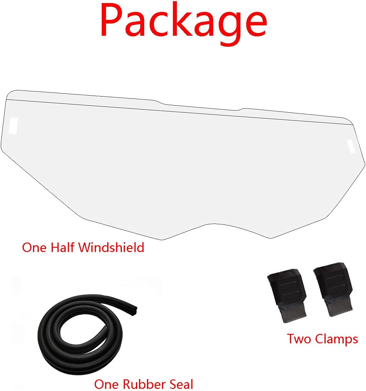 Clear Windshield for Can-Am Maverick X3 I5956