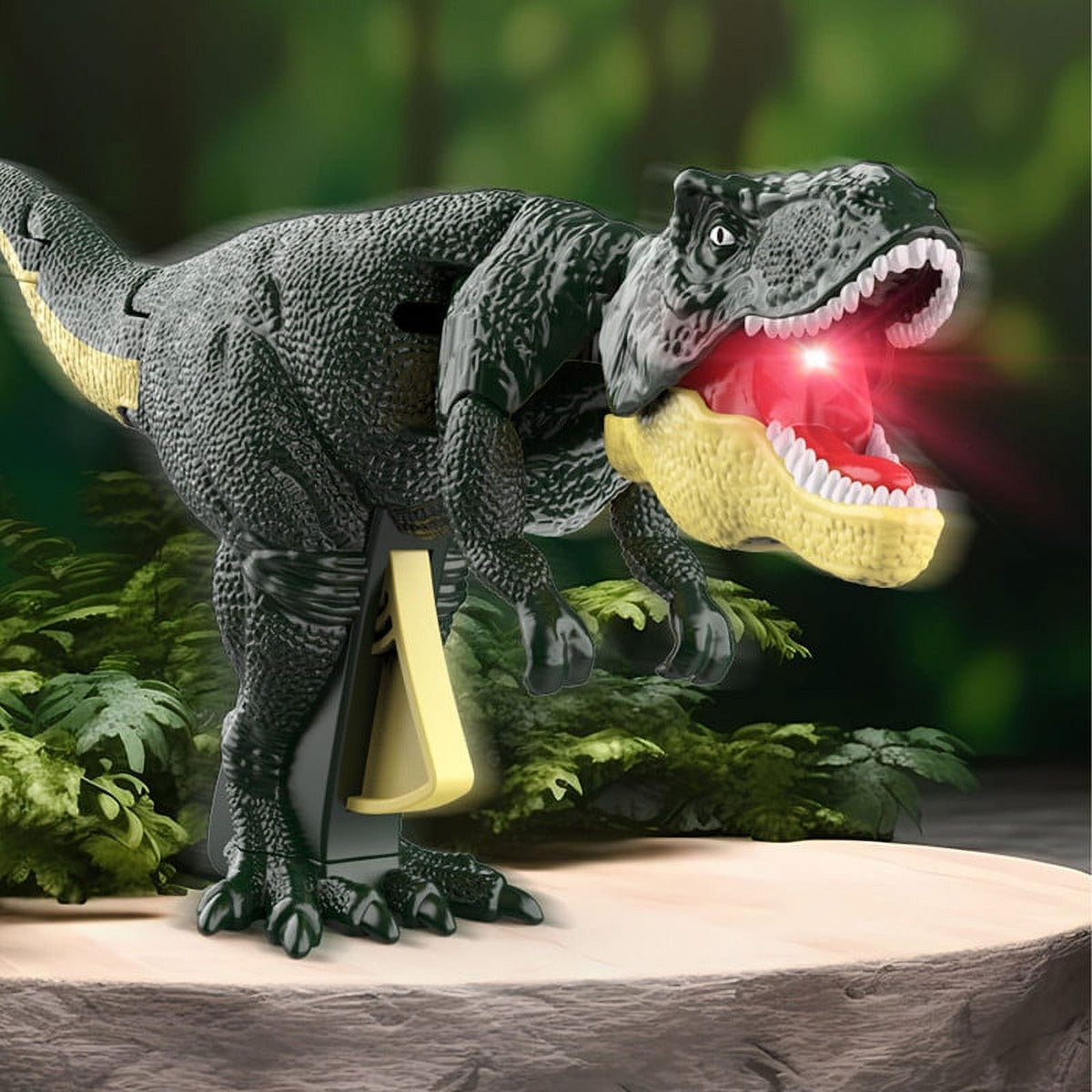Dinosaur Toy with Sound Lights Biting Action Interactive Swinging K47562