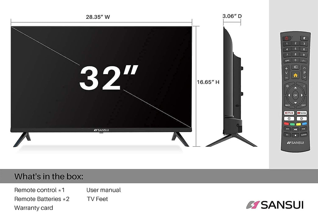 32 inch 720p HD HDR Smart LED TV S2419