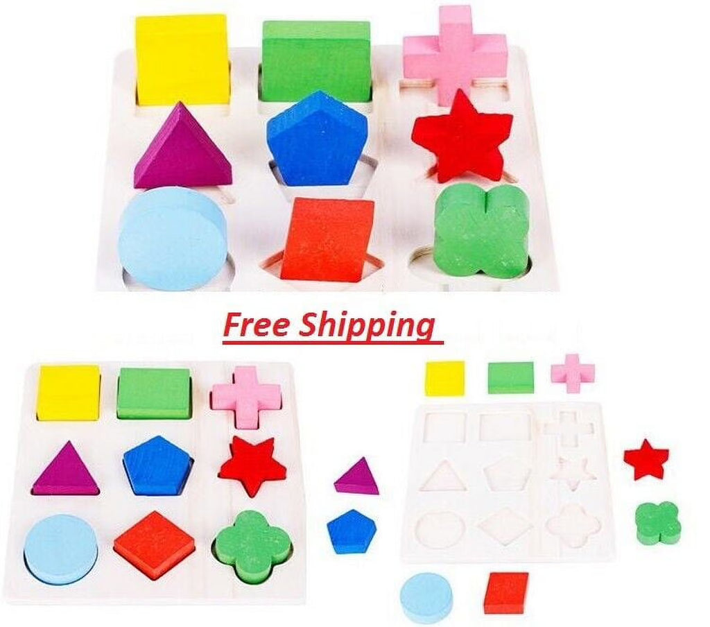 Wooden Colorful Shape Puzzle T5261