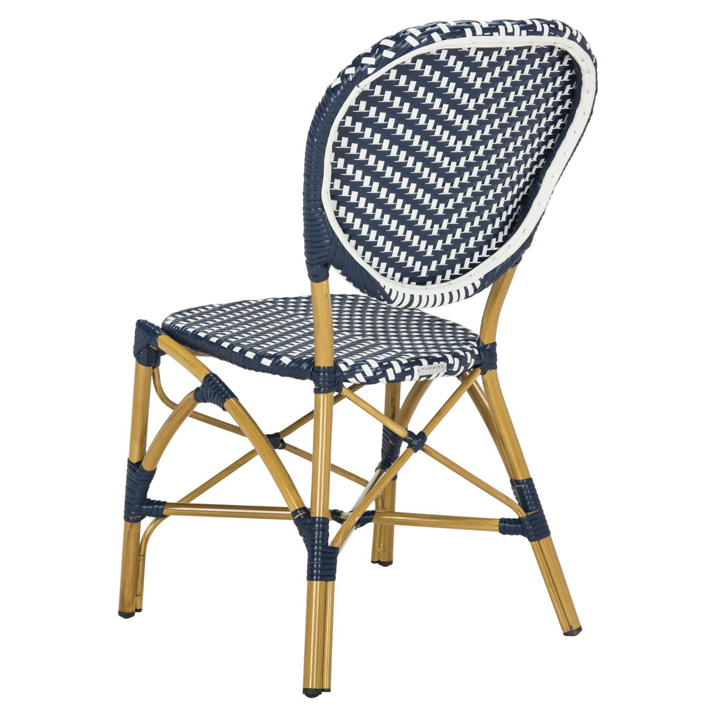Navy/White Bistro Side Chair (Set of 2) K686776