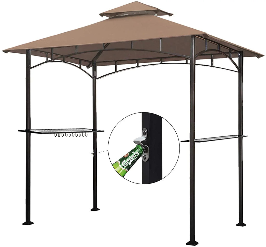 5x8 Grill Gazebo Double Tier BBQ Canopy G193