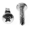 Self Drilling Screw Phillips Pan Head Low Carbon Steel Zinc Plated S90716