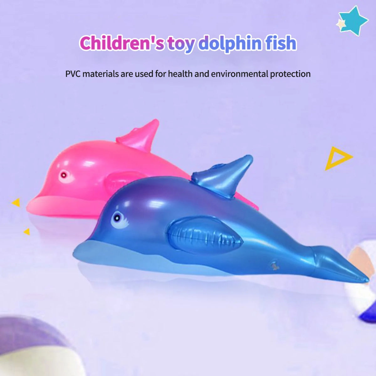 Inflatable Dolphin Fish PVC Toy for Swimming Pool H19202