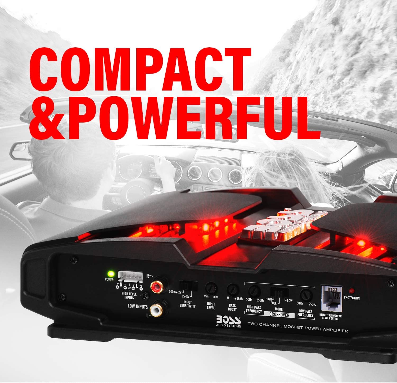 2 Channel Car Amplifier 1000 Watts U859814
