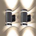 4 Pack LED Outdoor Wall Light, Aluminum Waterproof, 3000k 5W B755