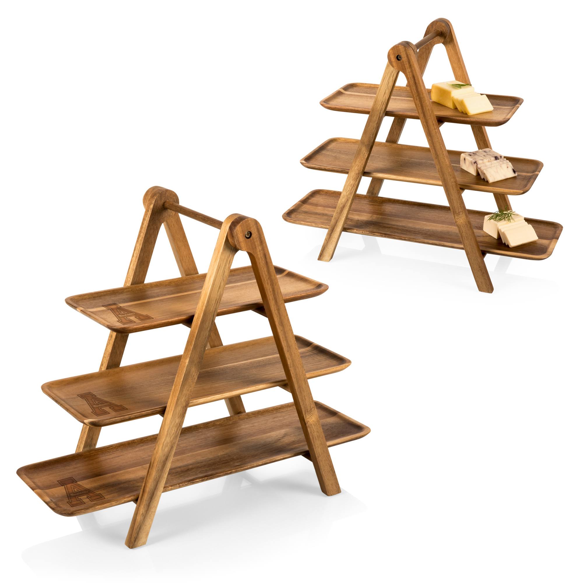 3 Tiered Acacia Wood Serving Station O323833