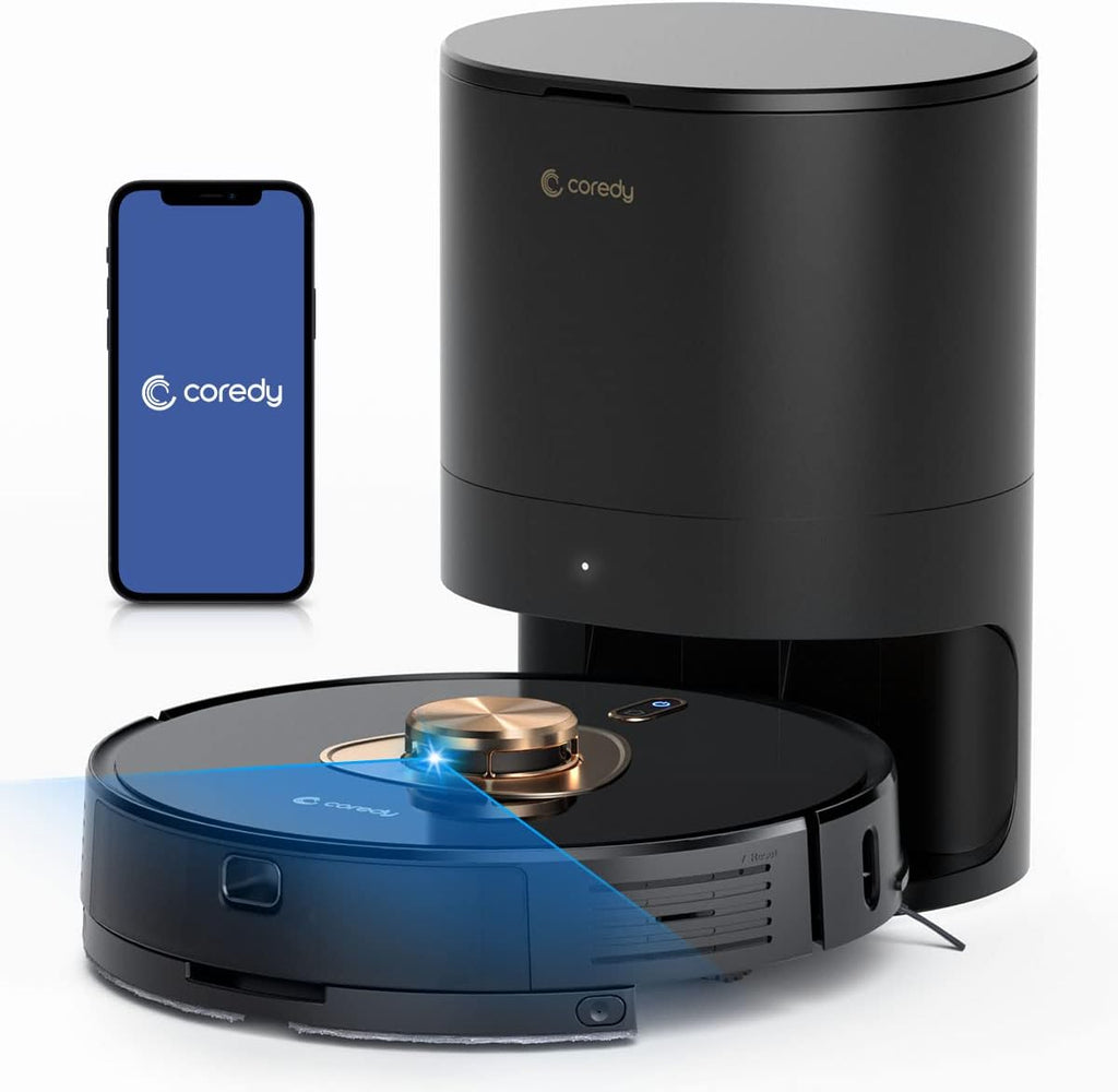 Robot Vacuum Cleaner with Self Emptying Station, Lidar Navigation, 2700Pa Suction N45392
