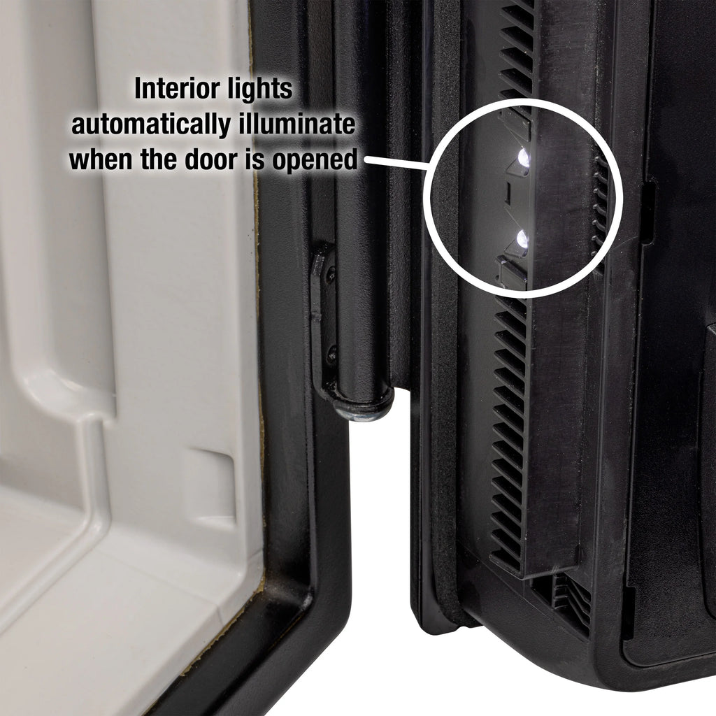 Fire-Resistant and Water-Resistant Safe with Fingerprint Biometric Lock, 1.23 Cu. ft. R861782