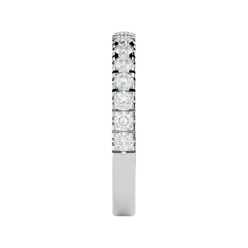 14 Karat White Gold Diamond Wedding Band Z37909