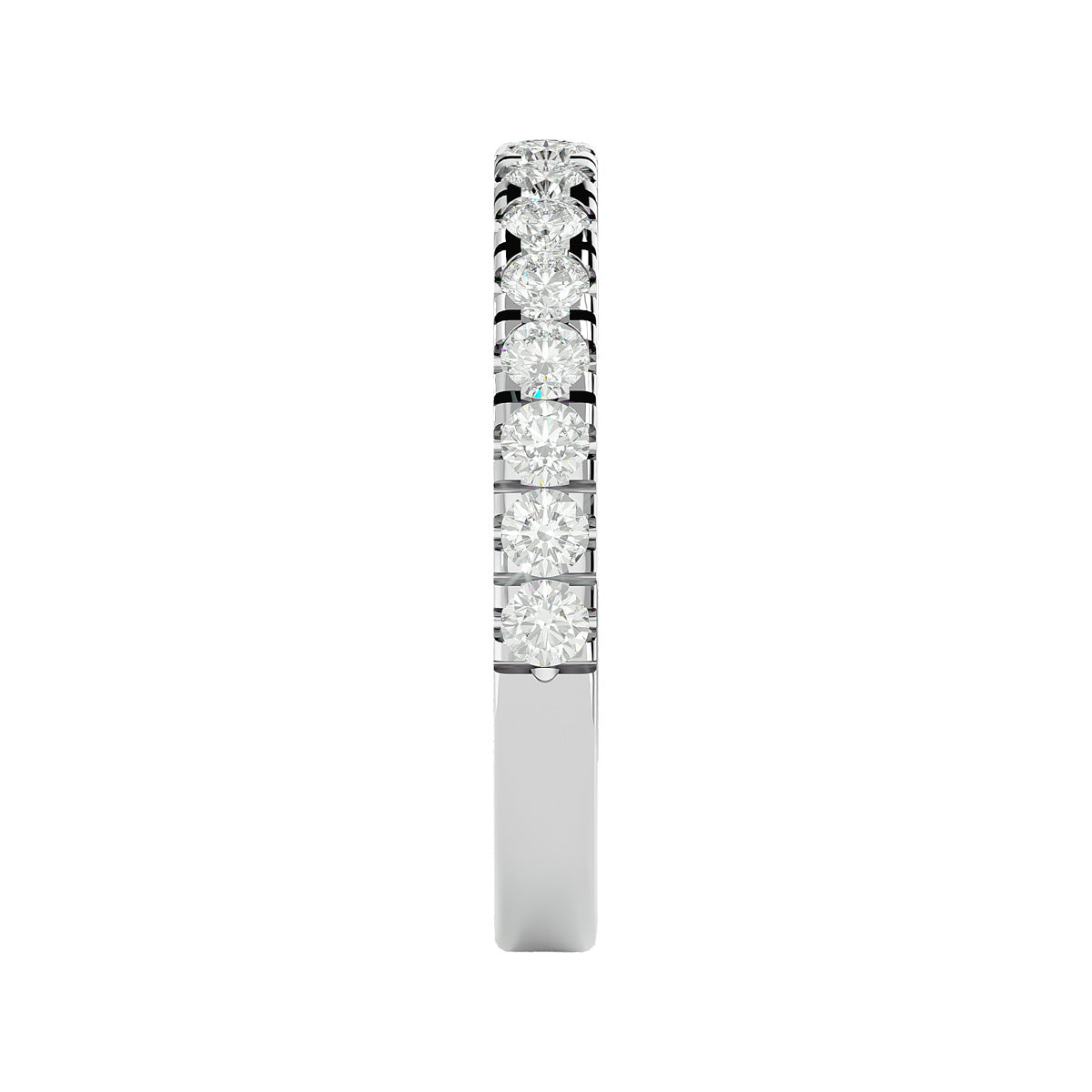 14 Karat White Gold Diamond Wedding Band Z37909