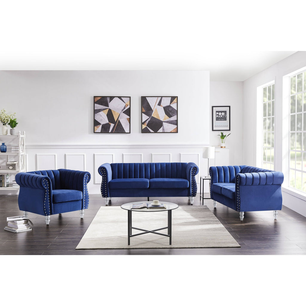 Velvet Chair in Black V10417