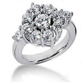 14K White Gold Diamond Engagement Ring X529066