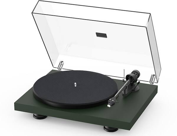 Satin Fir Green Turntable D200