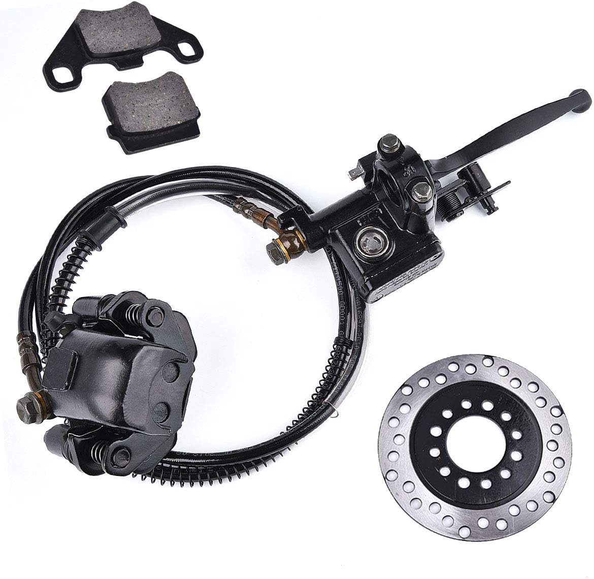 Brake Master Cylinder Caliper Assembly with Disc Brake Rotor, Pack of 2 B737198