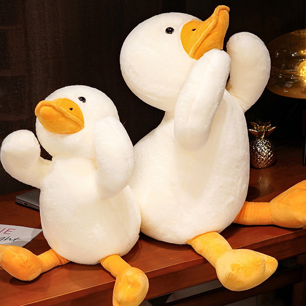 60cm Cartoon Duck Plush Doll Soft Throw Pillow Stuffed Toy R40552