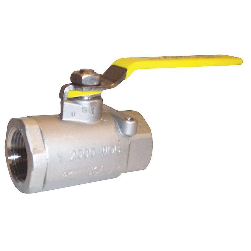1-1/4x22 FNPT Stainless Steel Ball Valve J2520