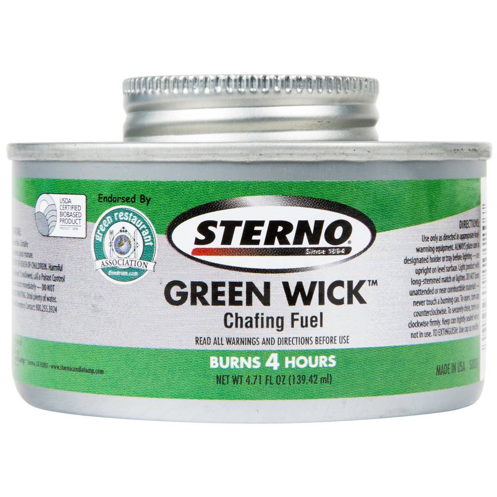 4 Hour Green Wick Chafing Fuel - 24/Case V803