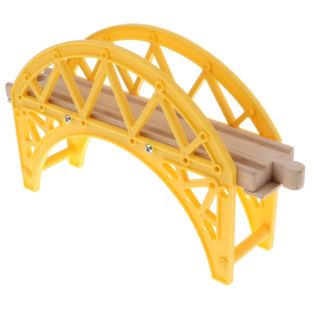 Wooden Toy Trains Set Building Blocks Construction Kits Y195