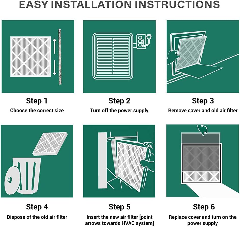 14x20x2 MERV 8 Pleated Air Filter (12-Pack) J732