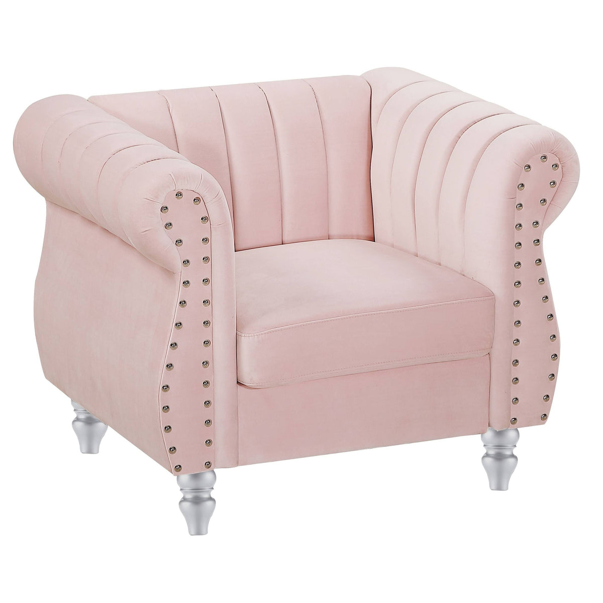 Velvet Chair in Black V10417