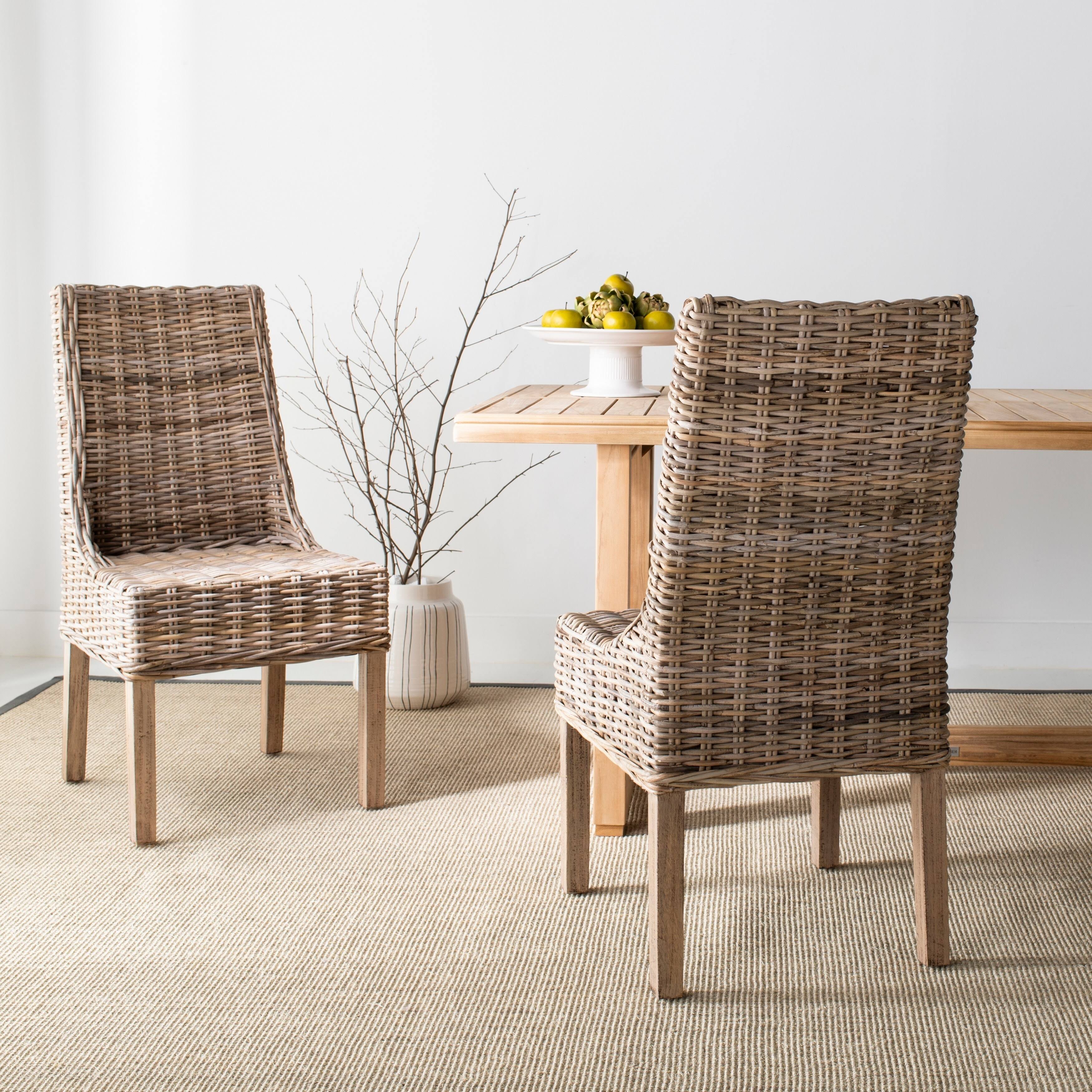 Natural Rattan Arm Chair Set of 2 J10540