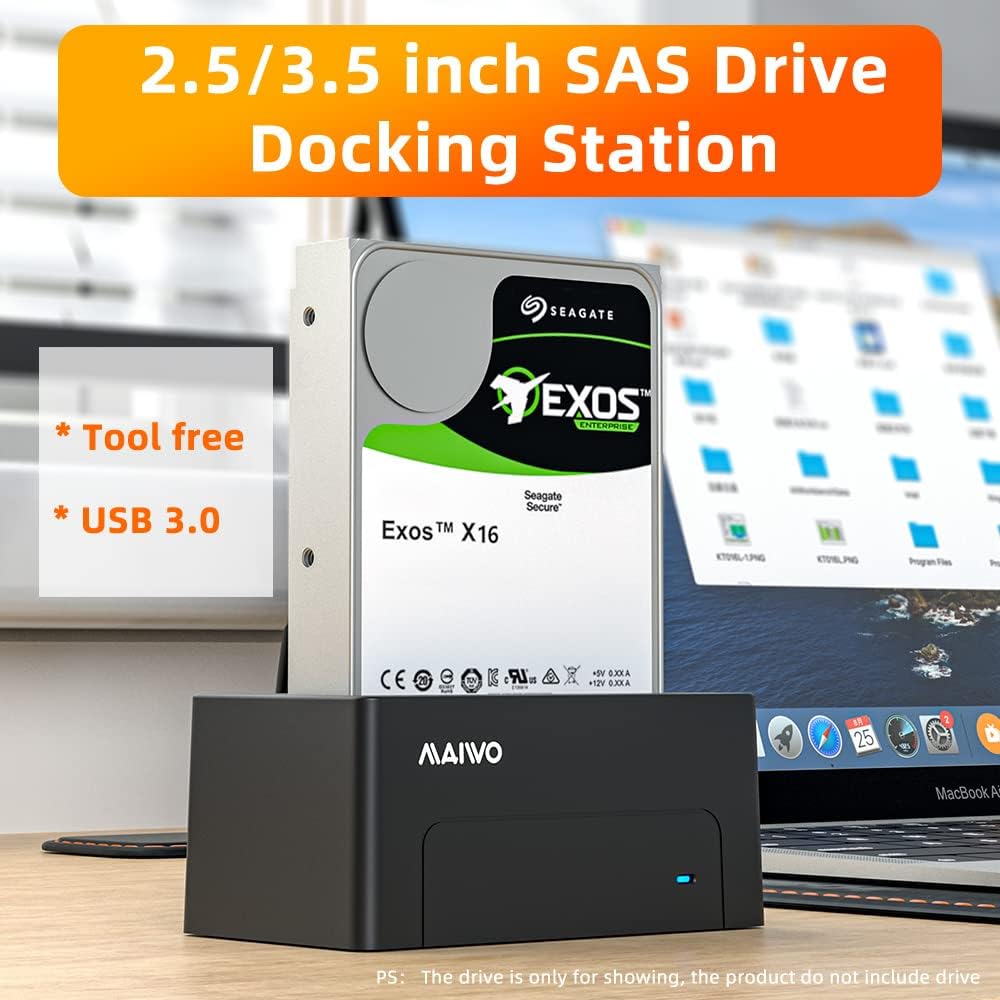 SAS to USB 3.0 External Hard Drive Docking Station R29257