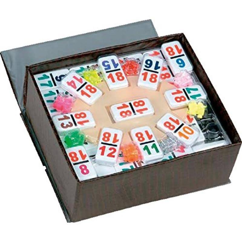 Double 18 Mexican Train Dominoes C366144