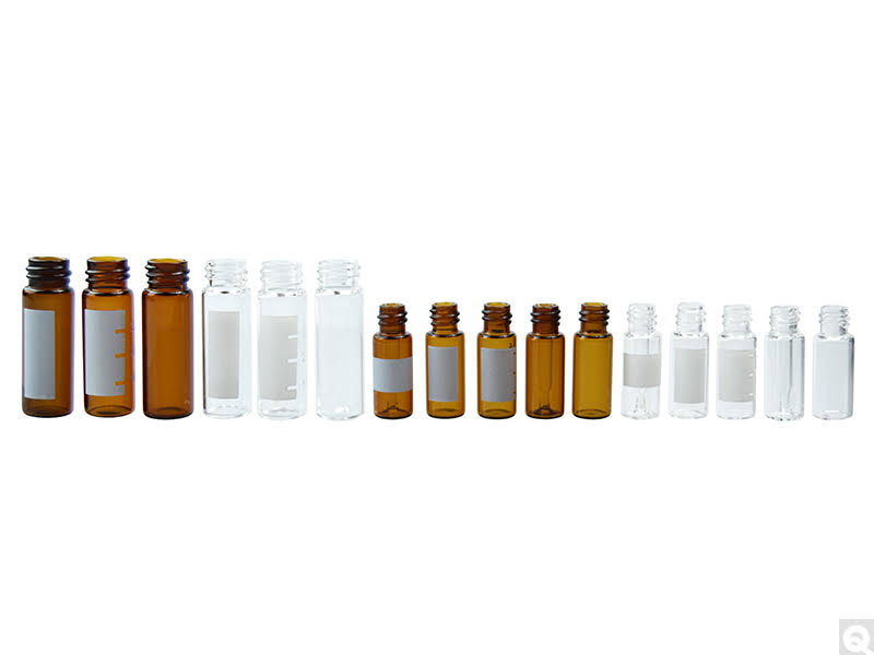 12 x 32 mm 2 ml Clear Borosilicate Screw Thread Vial with 9 mm Neck Finish - Pack of 10 N565