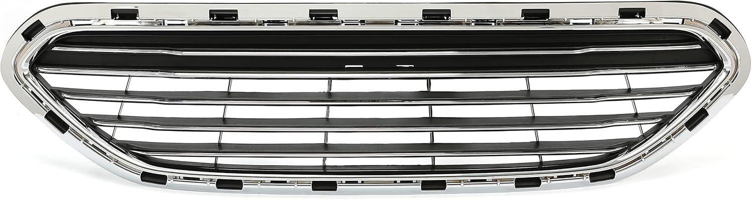Chrome Frame Grille Front Grill Bumper Guard Cover Molding Replacement I1498