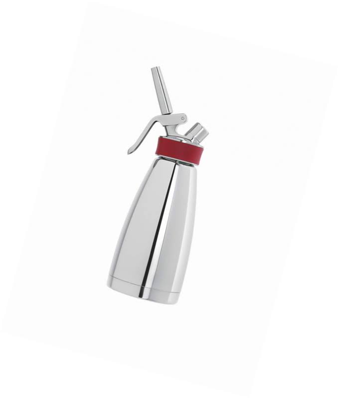1-Pint Polished Stainless Steel Cream Whipper I58839