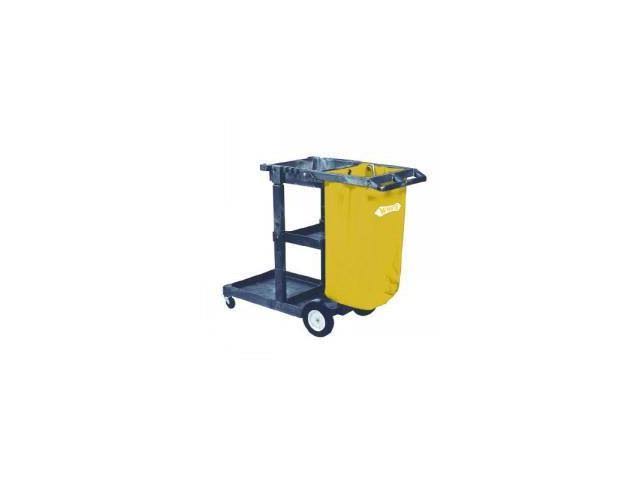 Gray Janitor Cart D168568