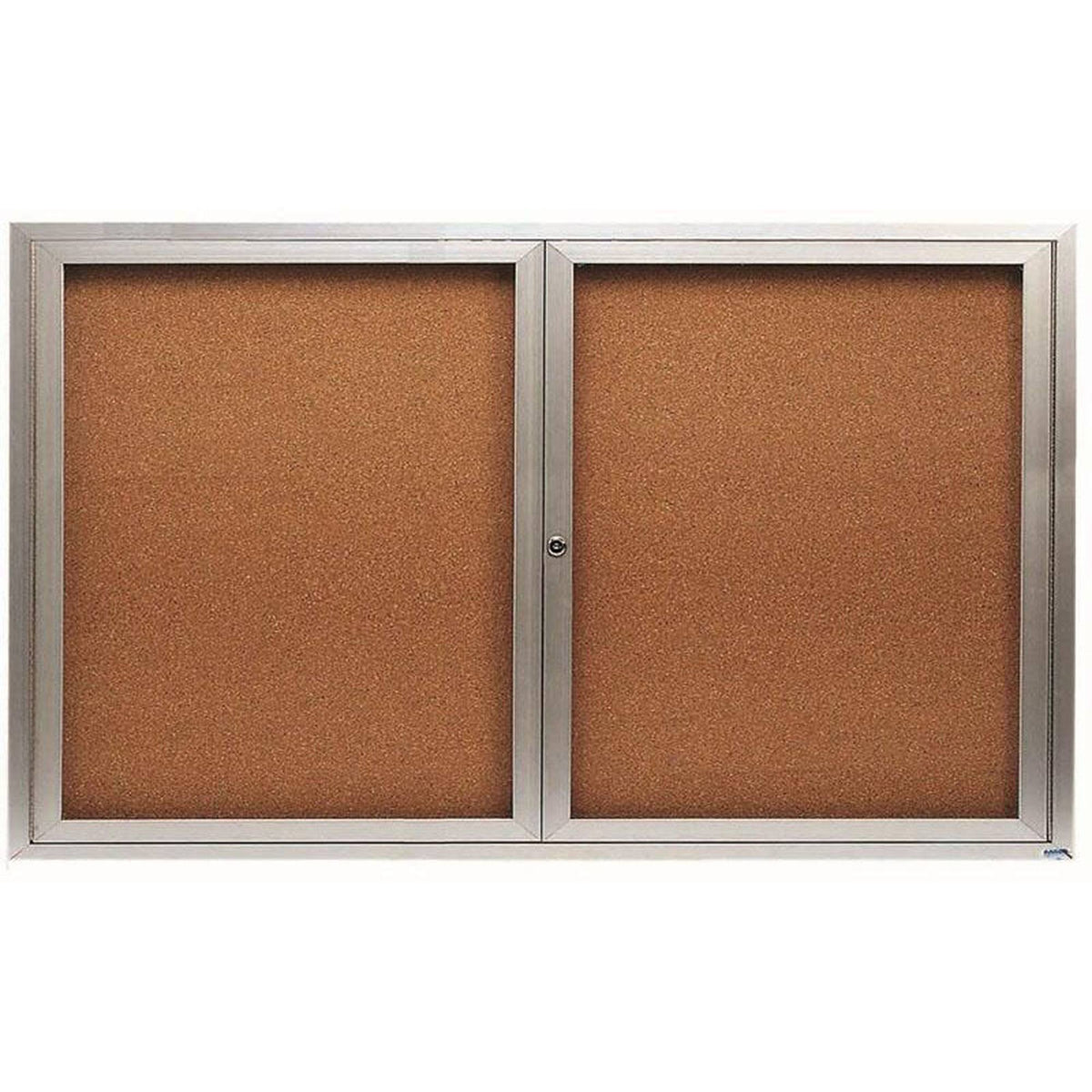2-Door Illuminated Enclosed Bulletin Board V32286