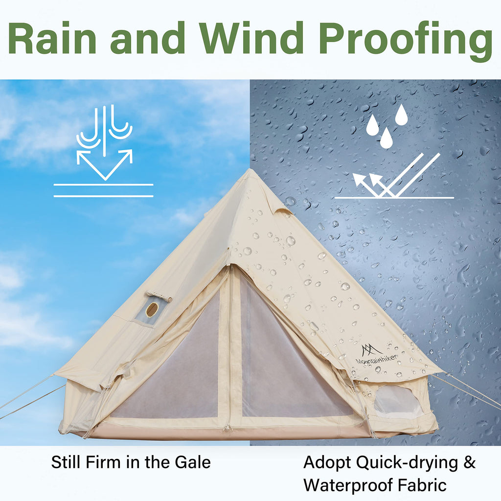 Mongolian Yurt Tent with Mosquito Net Doors & Windows H95954