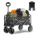 Foldable Electric Beach Cart with Side Pockets W36766