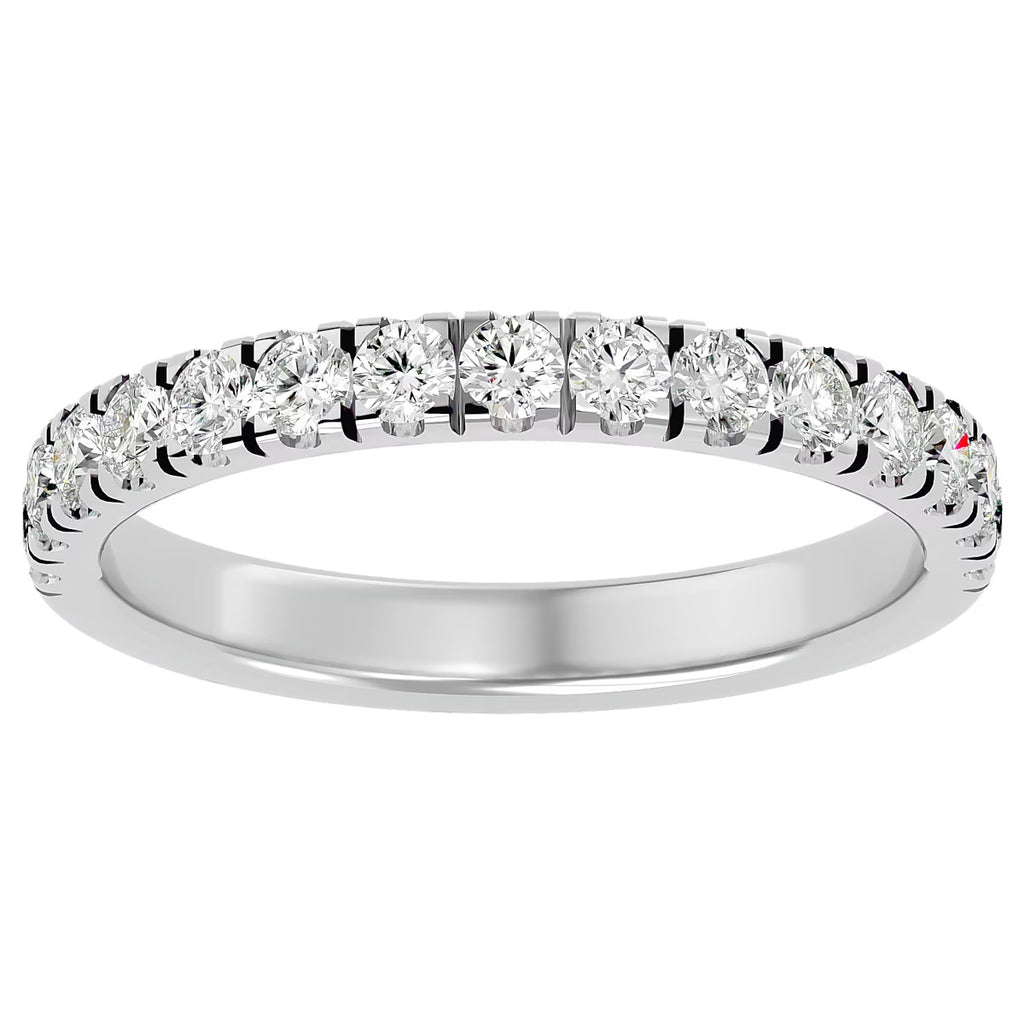 14 Karat White Gold Diamond Wedding Band Z37909