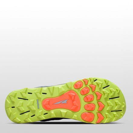 Gray/Lime Low Trail Running Shoes R23415