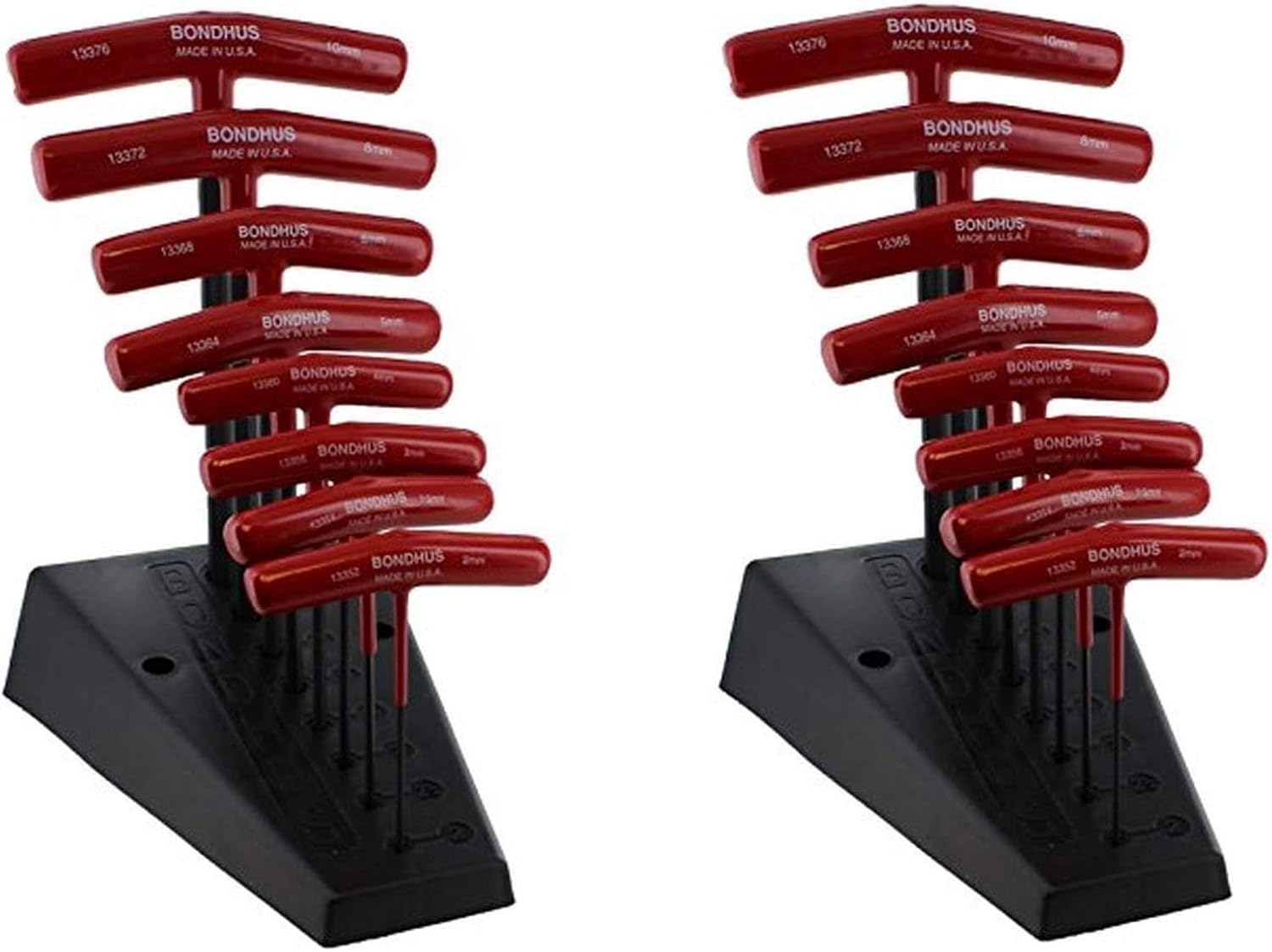 Set of 8 Hex T-handles with Stand C1877